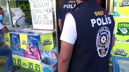 Ülke genelinde yasa dışı bahis denetimi gerçekleştirildi