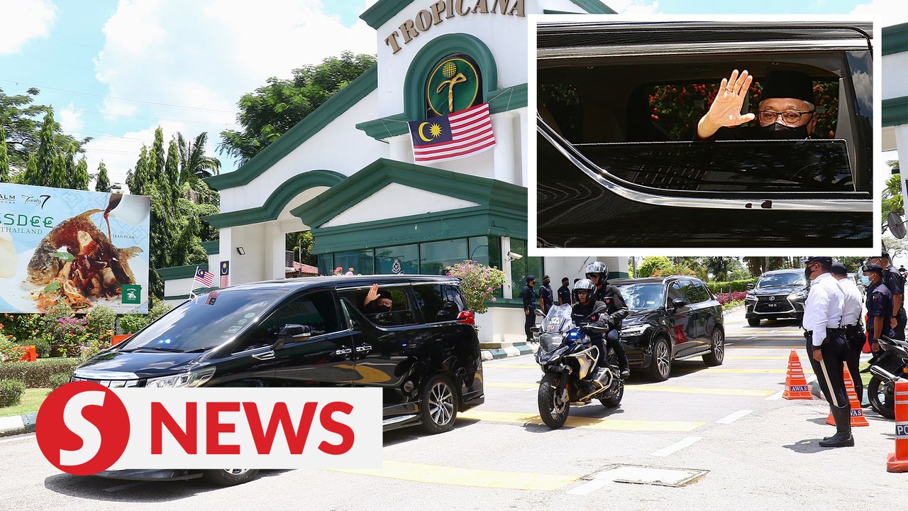 Newly appointed Prime Minister leaves residence to be sworn-in