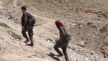 DERE YATAĞINDAKİ BARAKALARDA SAKLANAN GÖÇMENLER, ZORLU YOLCULUĞU DHA'YA ANLATTI