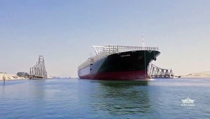 Ever Given снова в Суэцком канале