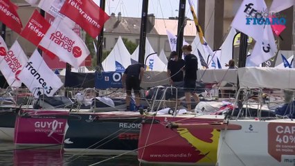 LA SOLITAIRE DU FIGARO 2021 : J-2 avant le départ  En solitaire mais entourés