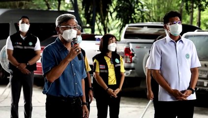 รมช.สาธารณสุขตรวจเยี่ยมจุดตรวจคัดกรองและจุดรับวัคซีนโควิดที่ระยอง