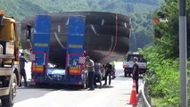 -Dev baraj kapakları yola kaydı, Bolu dağı trafiğe kapandı