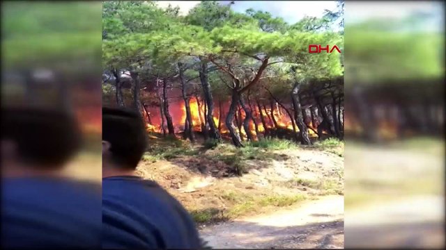 Heybeliada'da Kıyı Emniyeti vatandaşları tahliye ediyor
