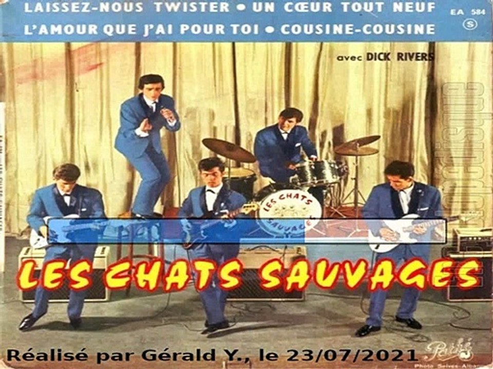 Les Chats Sauvages & Dick Rivers_Cousine, cousine (1962)