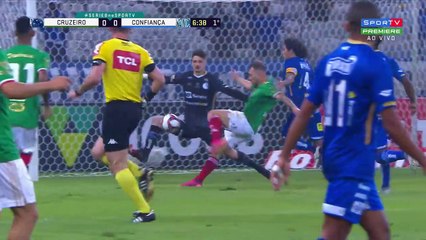 20/08/2021: Cruzeiro 1x0 Confiança 1º Tempo