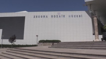 GAZİANTEP - "Çingene Kızı" mozaiğinin 12 parçasının kopyaları sergilenmek üzere ABD'ye gönderildi