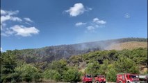 Heybeliada'daki orman yangını - Soğutma çalışmaları devam ediyor (3)
