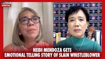 Ex-COA Commissioner Heidi Mendoza gets emotional telling story of slain whistleblower | The Mangahas Interviews
