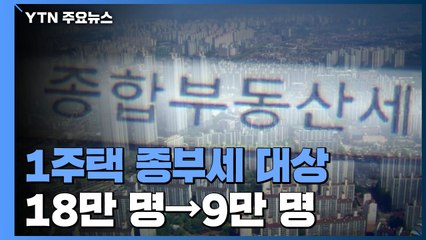 1주택 종부세 대상 18만명→9만명으로...'똘똘한 한 채' 더 몰릴 듯 / YTN