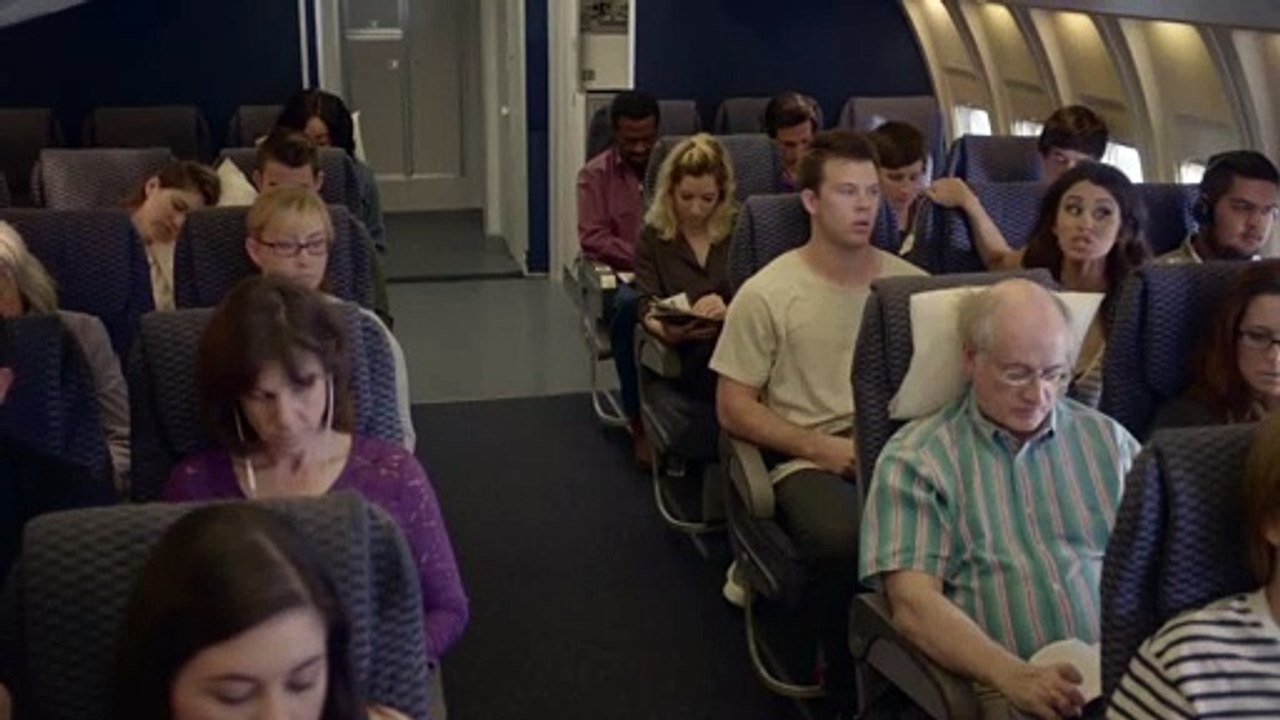 Funny sexy seen on a plane / funny video / fun /  plane  crash