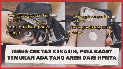 Iseng Cek Tas Kekasih, Pria Kaget Temukan Ada yang Aneh dari HPnya: Auto Jadi Mantan