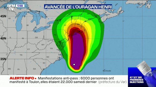 États-Unis: la tempête tropicale Henri évolue en ouragan