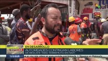 Continúan labores de rescate de posible sobreviviente