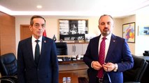 ÇANAKKALE - AK Parti Grup Başkanvekili Bülent Turan, Çanakkale İl Genel Meclisi Başkanı Önder'i ziyaret etti