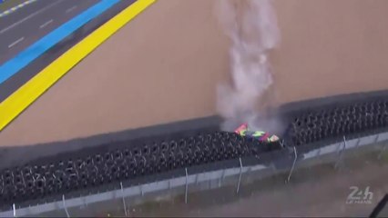 24h Du Mans 2021 Race Gomes Huge Crash