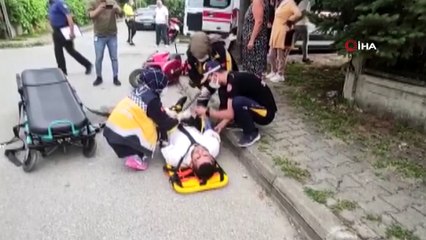 İki motosiklet kafa kafaya çarpıştı: 2 yaralı