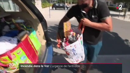 Incendie dans le Var : le bel élan de solidarité envers les sinistrés