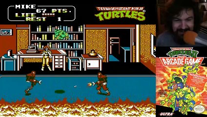 Old School - TMNT II: The Arcade Game (NES)