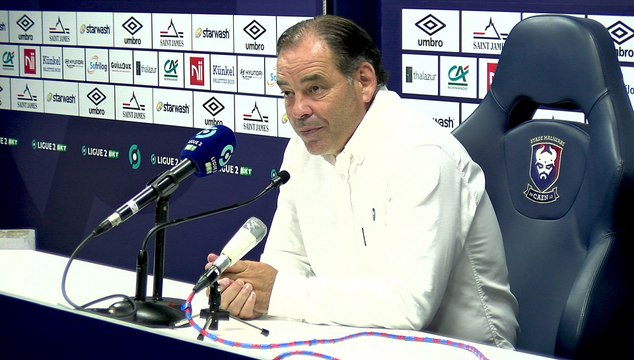 J5 Ligue 2 BKT : La réaction de Stéphane Moulin après SMCaen 1-0 AS Nancy