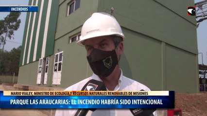 Parque las araucarias el incendio habría sido intencional