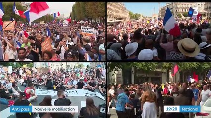 Manifestations anti-pass sanitaire : une nouvelle journée de mobilisation aux quatre coins du pays