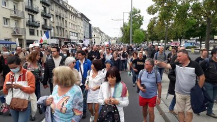 Manifestation à CAEN le 21/08/2021 contre le passe sanitaire  et la vaccination expérimentale obligatoire