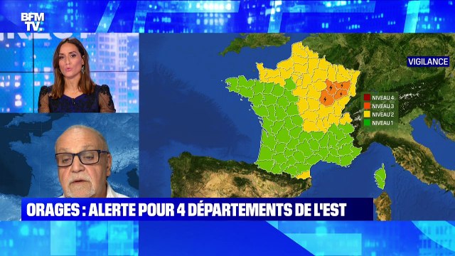 Orages: Il faut se montrer extrêmement vigilant , prévient Patrick Marlière - 21/08