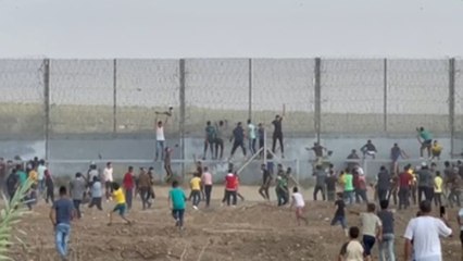 Download Video: Heridos 41 palestinos y un policía israelí en protestas fronterizas en Gaza