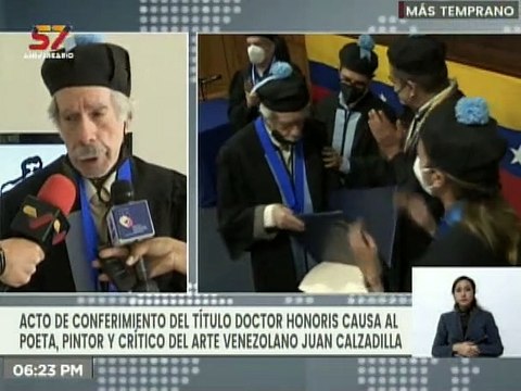 IVIC confiere Doctorado Honoris Causa al poeta venezolano Juan Calzadilla