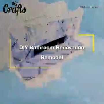 diy bathroom renovation model Time-Lapse - DIY Renovation Start to Finish Modern Bathroom design