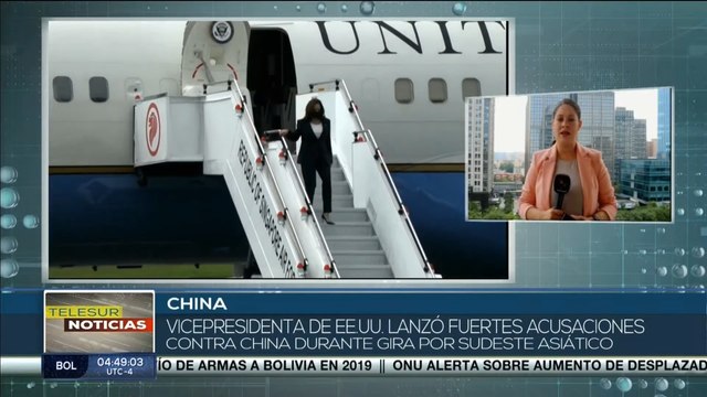 Vicepresidenta de EE.UU. imputa serias acusaciones contra China