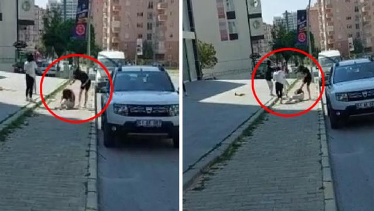 Kızların kavgasına kayda alan vatandaştan garip savunma: Elini sürsen tecavüzle yargılanırsın