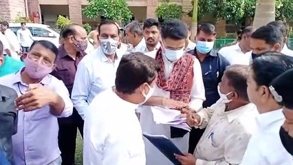 पूर्व उप मुख्यमंत्री पायलट जोधपुर में कार्यकर्ताओं से मिले