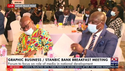 Live: Graphic Business / Stanbic Bank Breakfast Meeting - AM Show on JoyNews (24-8-21)