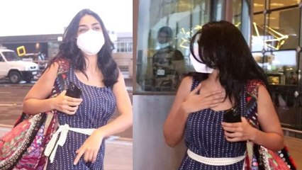 Airport पर Mrunal Thakur के साथ हुआ OOPS Moment? Video हुई Viral | FilmiBeat