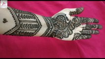 arbic henna mehndi design for hand - मेहंदी  डिजाइन आसान   - belt style mehndi design - arabc dubai style henna mehndi design - Habiba Mehndi Art