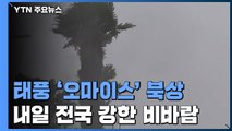 [날씨] 태풍 '오마이스' 북상...내일 전국 강한 비바람 / YTN