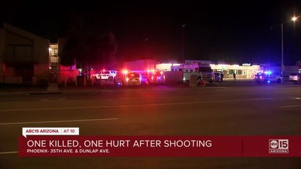 One dead, one hurt after shooting in Phoenix