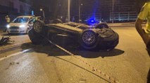 Konya'da otomobil takla attı: 3 genç öldü