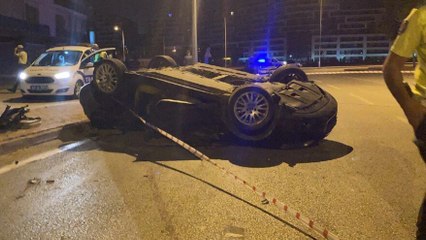 Konya'da otomobil takla attı: 3 genç öldü