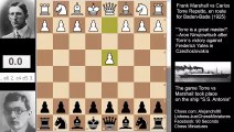 Carlos Torre plays the Mexican Defense and beats Frank Marshall in 7 moves