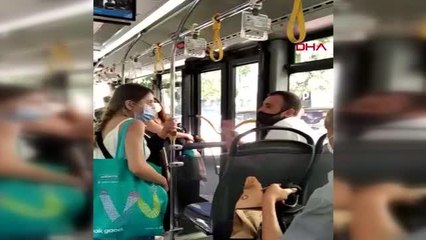 Son Dakika | Otobüste maske tartışması kamerada