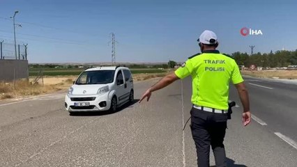 Suruç'ta trafik denetimleri.. Kurallara uymayanlara ceza kesildi