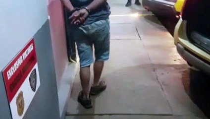 Homem com mandado de prisão em aberto é detido após subir em telhado de residência no Universitário