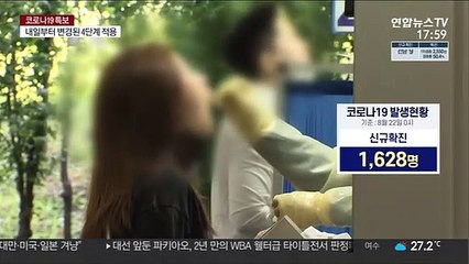 신규확진 1,628명…내일부터 카페·식당 밤 9시까지