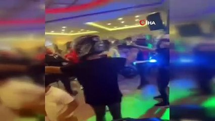 Damada düğünde sürpriz! Davetliler şaşkına döndü