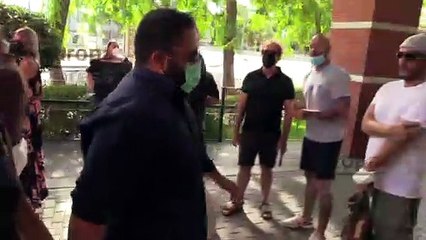 La madre y el hermano de Antonio Tejado acompañan a María del Monte tras la muerte de su madre