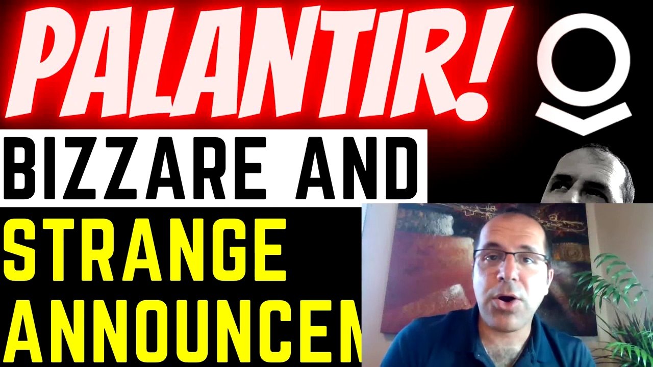Palantir's Bizarre Announcement About Black Swan Event