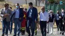 Sánchez improvisa una visita a los incendios de Ávila tras enterarse de que Casado irá este martes